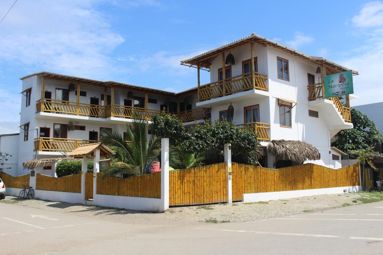 La Mariposa Hostal Olon Bagian luar foto