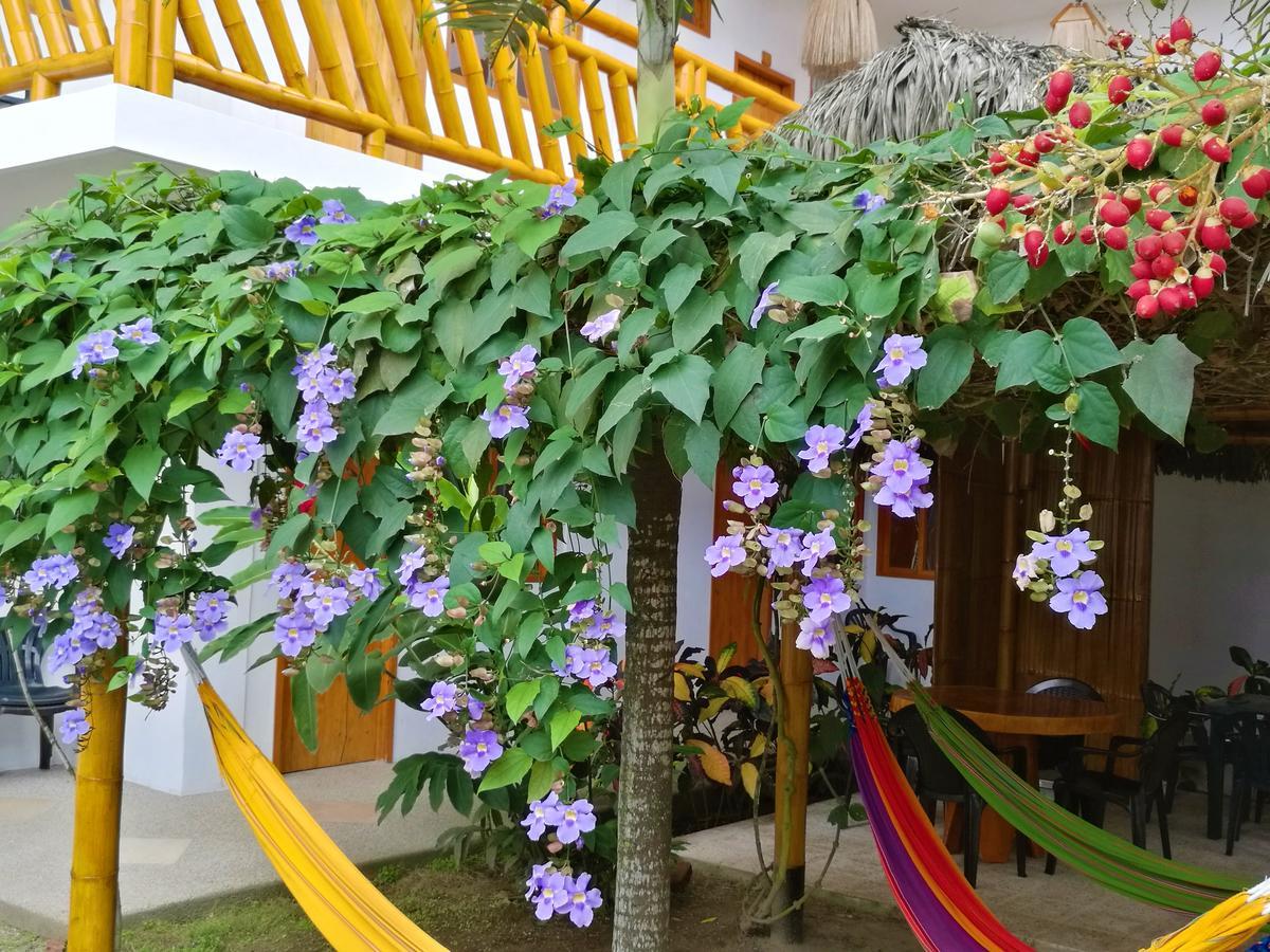 La Mariposa Hostal Olon Bagian luar foto