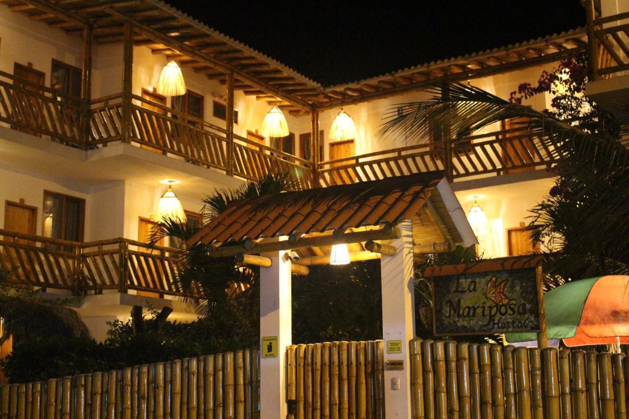 La Mariposa Hostal Olon Bagian luar foto